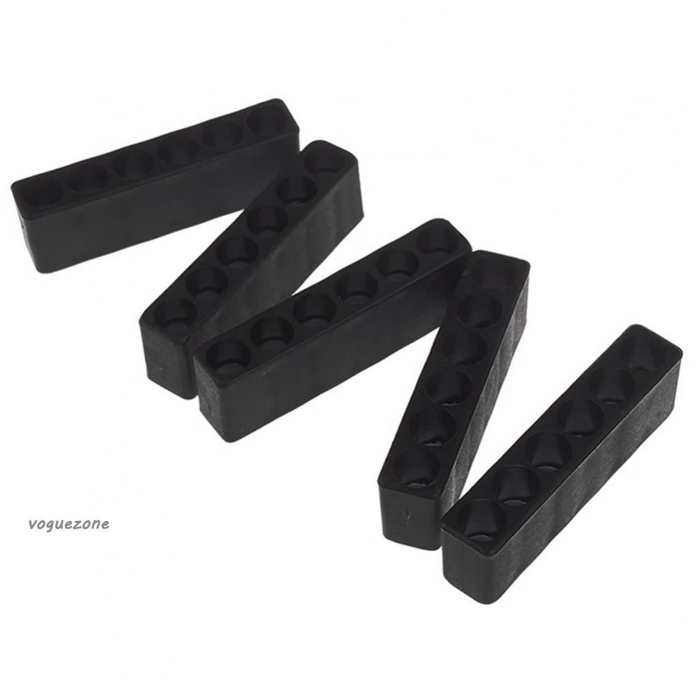 #VOGUEZ#Screwdriver and Drill Bit Storage Solution 5 Pcs Bit Holder for 6 Hole Hex Shank