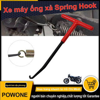 Xe máy Exhaust Spring Hook T Xử lý ống xả Spring Spanner Puller Công cụ lắp đặt Hook Công cụ sửa chữa Spring Removal