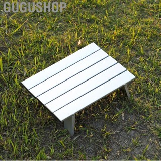 Gugushop Portable Camping Folding Table  Space Saving Small Stable Thickened Outdoor for Beach