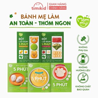 Bột Làm Bánh 5 Phút Mămmy Đủ Vị: Bánh Crepe, Pancake, PannaCotta, Pudding và Bột Làm Váng Sữa Cho Bé Từ 6 Tháng