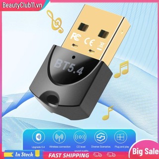 Bộ thu phát âm thanh bộ chuyển đổi USB 5.4 tương thích Bluetooth cho máy tính xách tay PC
