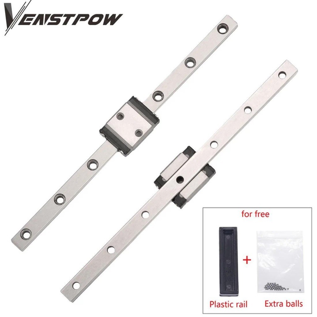 Mgn MGN5 MGN5C MGN5H 100 150 200 250 300 350 400 450 500mm trượt đường ray tuyến tính thu nhỏ 1 hướn