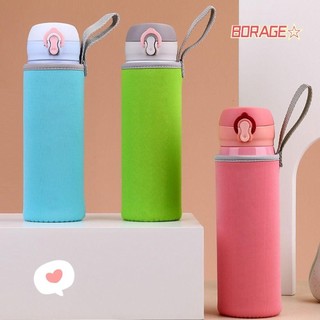 Vỏ chai nước BORAG, Tay áo cốc chân không đàn hồi di động, Chai nước chống rơi sáng tạo cao su tổng hợp chất lượng cao