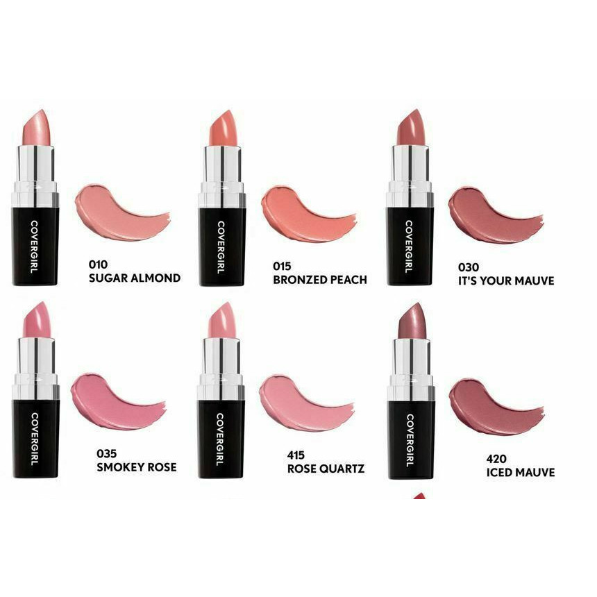 Son môi CoverGirl Continuous Color (US) - 035 Smokey Rose Shimmer / 415 Rose Quartz Shimmer