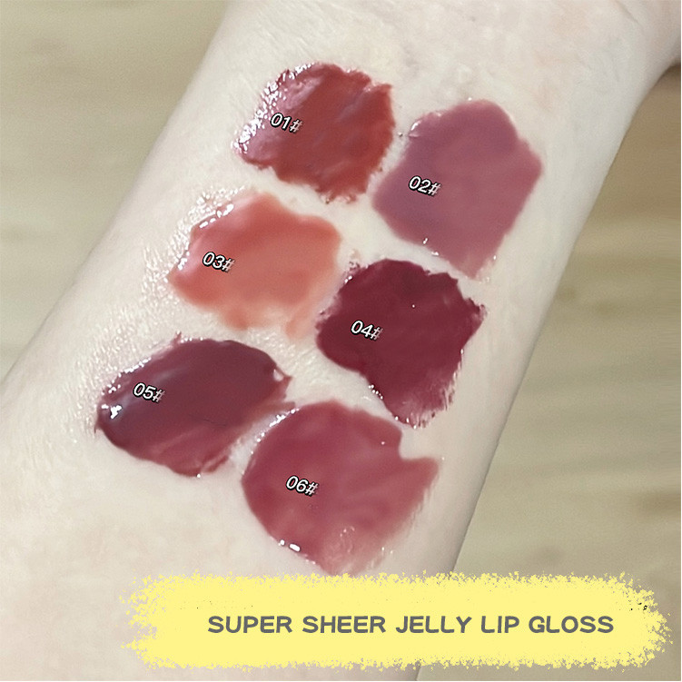 Son môi Derf Jelly Lip Glaze Trang điểm lâu trôi Son bóng chống thấm nước | BigBuy360 - bigbuy360.vn