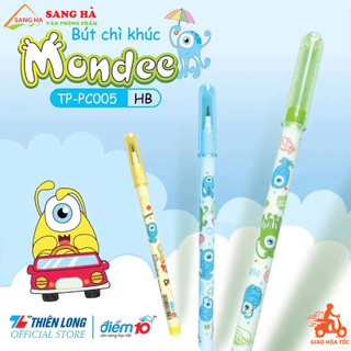 (Combo 10 cây) Bút chì khúc Thiên Long Điểm 10 TP-PC005, Bút chì nét nhỏ gọn đẹp_Chính hãng TL