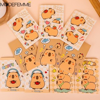 Sổ tay Capybara A7 - Hoạt hình, Dễ thương, Di động - Văn phòng phẩm dành cho học sinh - Sổ tay học tập - Sổ ghi nhớ viết - Nhật ký - Đồ dùng văn phòng trường học