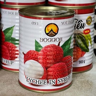 Vải ngâm Boddob lon 565g