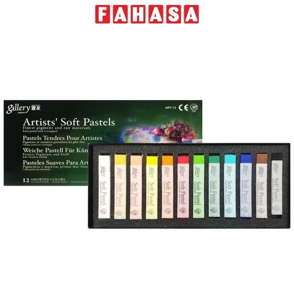 Hộp 12 Màu Vẽ Phấn Tiên Gallery Artists' - Mungyo MPV-12
