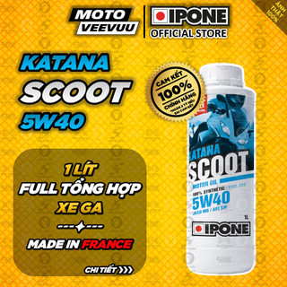 Dầu nhớt xe tay ga cao cấp 4t ipone katana scoot 5w40