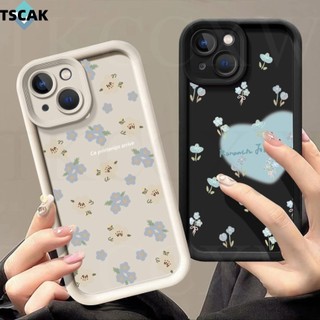 Dành Cho Huawei Nova 11i 11 7 9 SE 11 Ultra 11 10 9 Pro Vỏ Chống Sốc Hoa Xanh Trái Tim Tình Yêu Đôi Mắt Thiên Thần Vỏ Điện Thoại Mềm Mờ