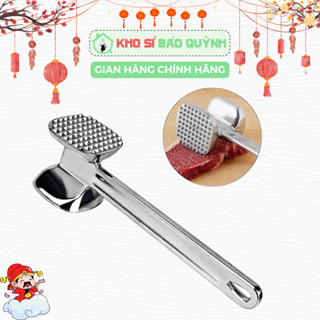  Búa Đập Thịt Dần Thịt 2 Đầu Chất Liệu Thép Không Gỉ Set Cao Cấp Tiện Dụng Giúp Làm Mềm Thịt 