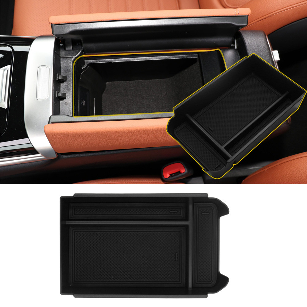 Tay Hộp Bảo Quản Cho Xe Mercedes Benz GLC X254 GLC200 GLC300 GLC43 AMG Dòng Xe Ô Tô Đồ Vặt Hộp Đóng 