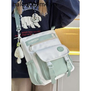 Nhỏ Tươi Lớn Dung Tích Đi Lại Túi Messenger Nhật Bản Mori Girl Túi Tote Lớp Học Sinh Hướng Dẫn Túi Đeo Vai