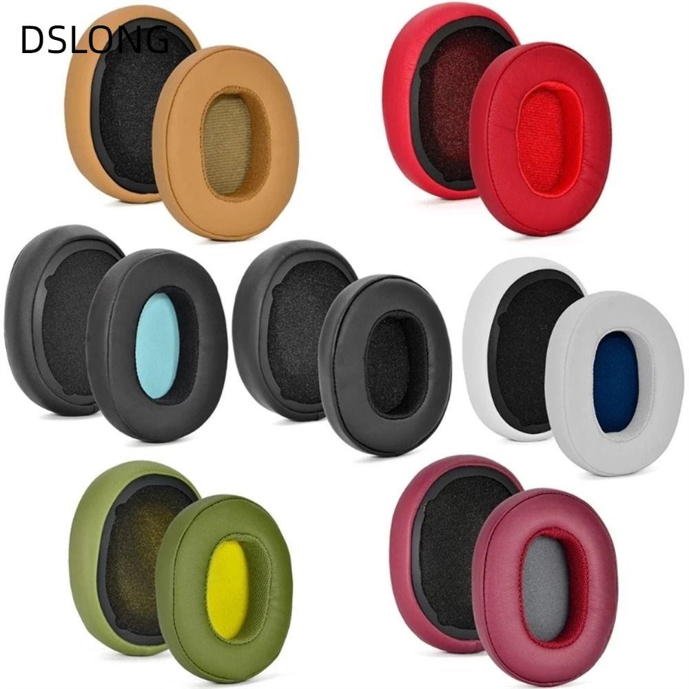 DSLONG   1 Cặp Miếng Đệm Tai Protein Da Earmuffs Tai Nghe Nhét Tai Cho Skullcandy Crusher Máy Nghiền