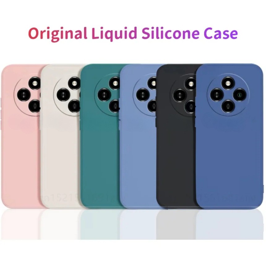 Dành Cho Poco C75 Ốp Lưng Cho Xiaomi Poco C75 Cover Funda Coque  Liquid Silicone Mềm TPU Điện Thoại 