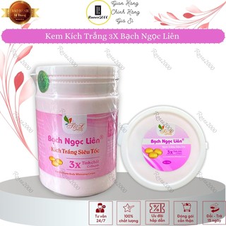  Kem Kích Trắng Da Body Bạch Ngọc Liên Hồng 3X 250g – Dưỡng Trắng Cấp Tốc Bật Tone Nhanh Mịn Màng 