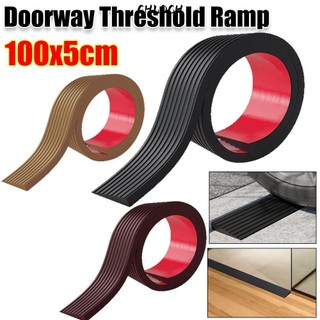 Ngưỡng cửa CHLOCH, dốc cao su tự dính 1M, băng chống trượt cầu thang PVC sọc chống mài mòn