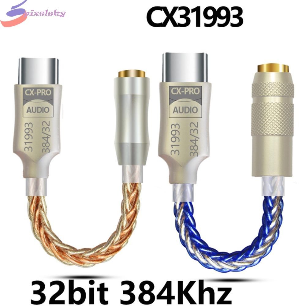 Bộ giải mã âm thanh khuếch đại tai nghe PIXELSKY, Bộ giải mã âm thanh DA06 32bit CX31993, Bộ chuyển 