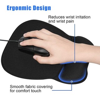 Ergonomic mouse pad Wrist pad Mouse pad Anti slip base, with memory foam wrist guard suitable for computers, laptops, offices and homes