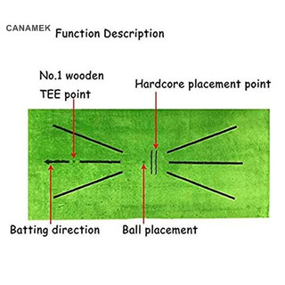 Canamek Có Thể Gập Lại Golf Hitg Thảm Xoay Hỗ Trợ Tập Luyện Golf Di Động Thảm Tập Luyện Mới