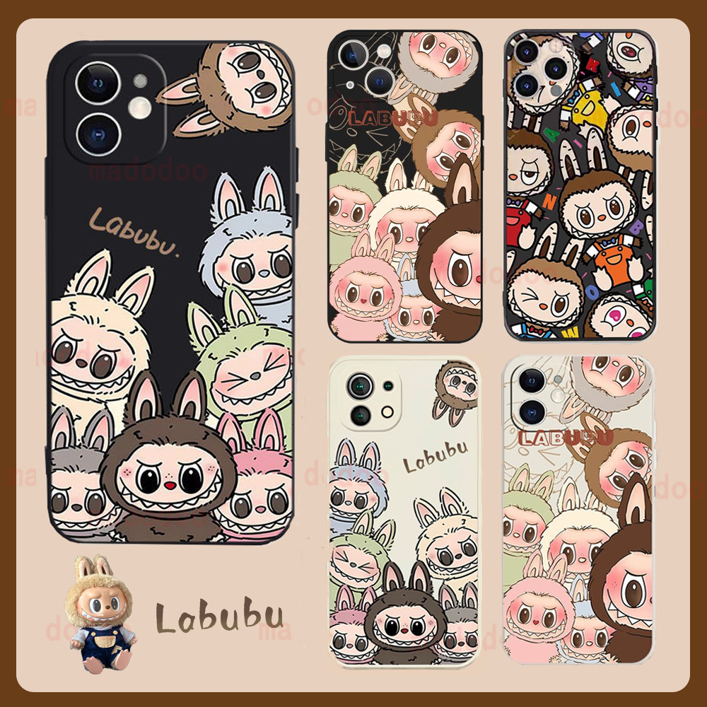 ốp lưng Soft Silicone Full Screen POP MART Labubu For Samsung Galaxy S24 S23 Ultra S21 FE S20 S20+ 5