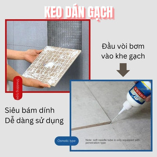  Keo Dán Gạch Men Siêu Dính LKB 260ml - Dán Ron Gạch Gốm Ván Gỗ Lát Sàn Ốp Viền Tường Nhà 