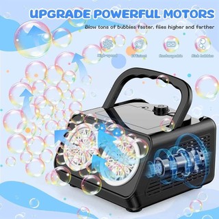 26 hole electric stage bubble machine double hole portable automatic Foam Play