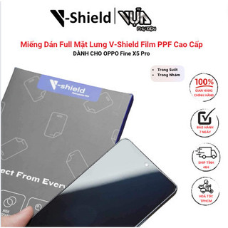 Miếng Dán Full Mặt Lưng V-Shield Film PPF Cao Cấp Dành Cho OPPO Fine X5 Pro
