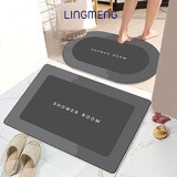 Thảm bếp lingmeng gm2450bc5 thảm set thảm lau chân thấm nước thảm lau chân nhà bếp