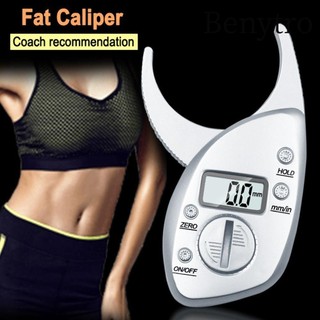 Benytro Dụng cụ đo mỡ cơ thể Dụng cụ đo lường Màn hình Máy phân tích gấp Đo gấp Da Caliper