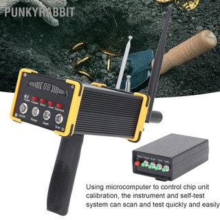 PunkyRabbit Máy dò kim loại Độ nhạy cao sâu 15M Phạm vi 1000M tìm vàng cầm tay dưới lòng đất có ánh sáng 100‑240V