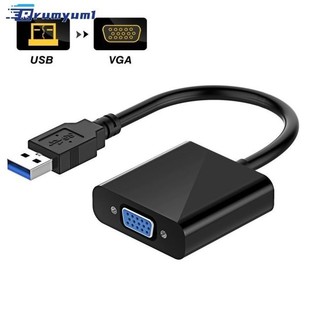 Còn hàng! Bộ chuyển đổi USB 3.0 sang VGA USB sang VGA Video Card đồ họa Hiển thị Bộ chuyển đổi cáp bên ngoài cho PC Laptop