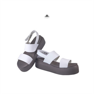 Giày sandal nữ quai ngang brooklyn literide trắng kem Simba Shop thoải mái nhẹ nhàng năng động đi chơi đi du lịch