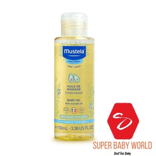  Dầu Massage Cho Trẻ Sơ Sinh và Em Bé Baby Oil MUSTELA 100ml 