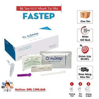Que test nhanh hiv fastep bộ test hiv hàng mỹ chính xác 99,99%