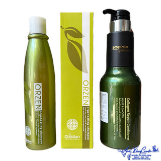 🇰🇷 Combo Dầu gội và xả chống rụng tóc Orzen Orgahealing Obsidian 320ml/500ml - MK