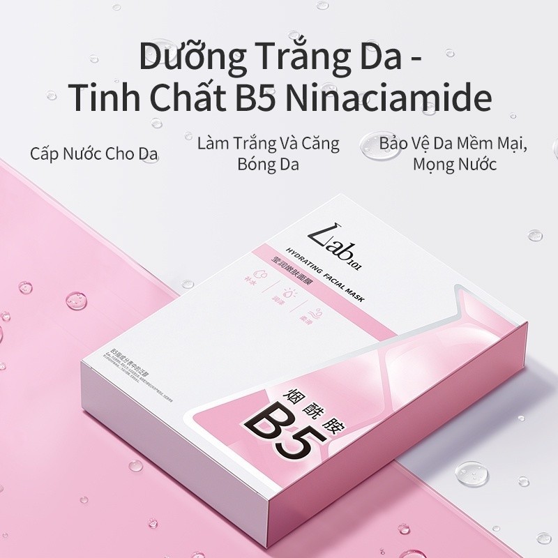 Mặt nạ Lab101 collagen niacinamide hydrolyzed B5 dưỡng ẩm ngừa mụn làm sáng da Colorkey