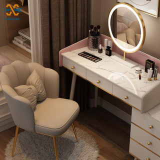 Bắc Âu trang điểm phân tủ quần áo Internet người nổi tiếng tựa lưng ghế cô gái dễ thương phòng ngủ hiện đại tối giản