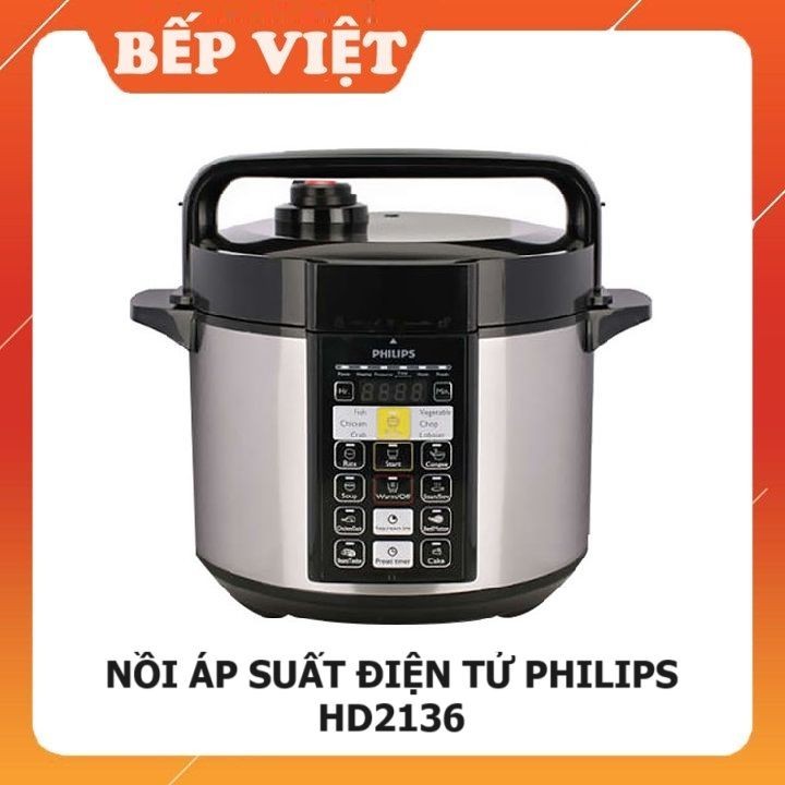 Nồi áp suất Philips HD2136 dung tích 5L - Bảo hành 2 năm