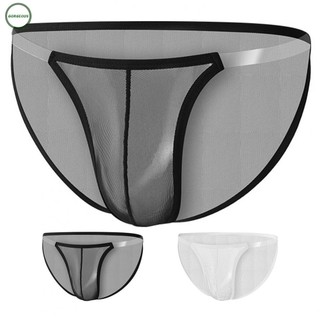 ⭐ready stock ⭐comfortable and sexy men's low waist briefs underwear with mesh fabric