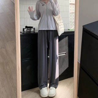 Quần chống nắng bằng lụa băng mới, Quần ống rộng chống muỗi và chống tia cực tím, Quần ống rộng giảm béo và rách