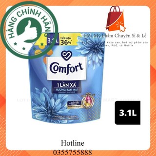 Nước Xả Vải Comfort Túi  1 Lần Xả Hương Ban Mai