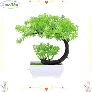 Cây nhân tạo MOLIHA, Cây trồng trong chậu giả bằng nhựa đầy màu sắc, Cây sen thực tế 19CM Cây cảnh Phòng ăn trong nhà Phòng khách
