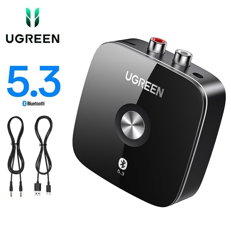 Bộ nhận Bluetooth 5.3 Ugreen 30445 CM123, Dùng cho Loa, Amply, Vang số, Pin Sạc