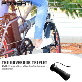 2024! Tay Lái Tốc Độ E-Bike 12v / 24v / 36v / 48v Đa Năng Màu Đen Xe Tay Ga E-Bike Tay Cầm