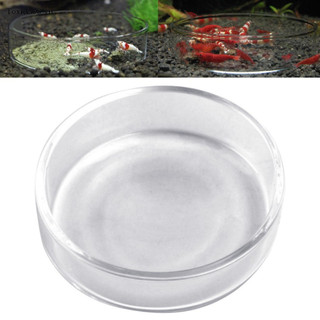 Khay thủy tinh đựng thức ăn cho cá cảnh