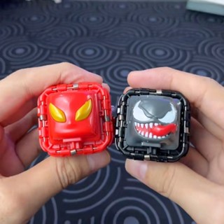  Người Nhện VS Venom Rock-Paper-Scissors Đồ Chơi Sáng Tạo Vui Nhộn Hoạt Hình Anh Hùng Hai Người Chơi Rock-Paper-Scissors Trò Chơi Bé Trai Đồ Chơi Lắp Ráp 