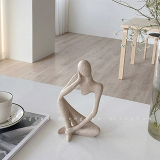 Trừu Tượng Tượng Điêu Khắc Đồ Trang Trí Phong Cách Bắc Âu Sáng Tạo Đá Cát Tư Duy Tư Duy Nhựa Nghệ Thuật Trang Trí ins Phong Cách Thời Trang Đoạn niche Trung Cổ Tư Tưởng Tượng Đồ Trang Trí Hàn Quốc