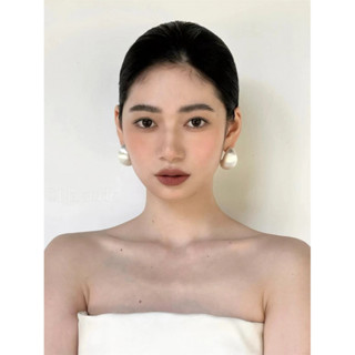 Bông tai hình giọt nước rộng phóng đại phong cách retro Pháp, thủ công nặng, bông tai nghệ thuật cao cấp cho phụ nữ